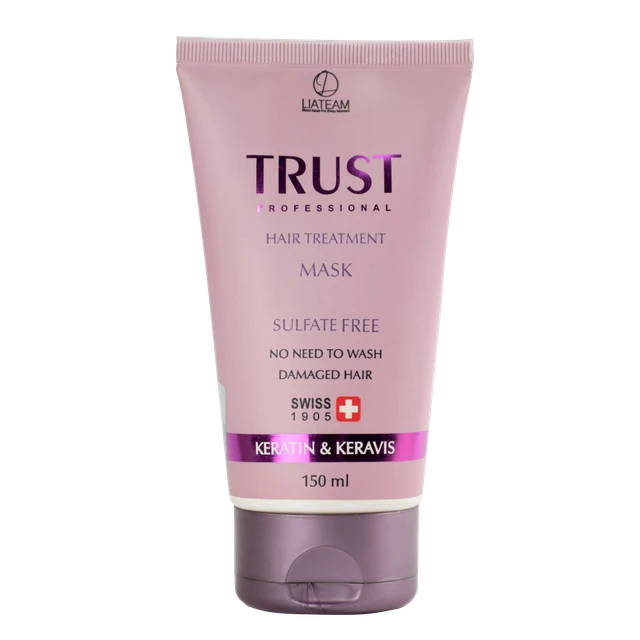 1. ماسک موی بعد از حمام کراتین تراست رنگ مو، حرارت، آلودگی هوا و تغییر فصل همشون باعث میشن که مو آسیب ببینه. ماسک موها، ساقه‌ی مو رو آبرسانی می‌کنن و باعث تقویت مو میشن. توی این محصولات، ترکیباتی هست که باعث میشه رطوبت مواز دست نره و مو از داخل به خارج آبرسانی بشه. ماسک موی بعد از حمام کراتین تراست با عصاره‌ی روغن جوانه گندم و آلوئه ورا، موها رو از ریشه تا نوک تقویت و محافظت میکنه. این محصول بعد از حمام و رو موهای نم استفاده میشه. تا حالا از ماسک موی بعد از حمام تراست استفاده کردین؟ نظراتتون رو برام کامنت بذارین.  2. ماسک موی بعد از حمام کراتین تراست - حاوی عصاره‌های آلوئه‌ورا، جوانه‌گندم و ویتامین E - ترمیم‌کننده تارهای مو - شفاف‌کننده و درخشان‌کننده مو - تغذیه کننده مو از ریشه تا نوک همراه با محافظت - مناسب انواع موی همه بانوان و آقایان خصوصاً موهای آسیب‌دیده - وزن: 50 میل اگه از ماسک موی بعد از حمام کراتین تراست استفاده کردین، از تجربیات‌تون برامون بگین، اگه هم میخواین ازین محصول استفاده کنین، برای سفارشش کافیه یه دایرکت بدین!